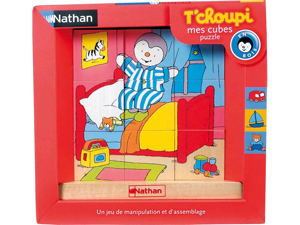 Cubes puzzle t'choupi